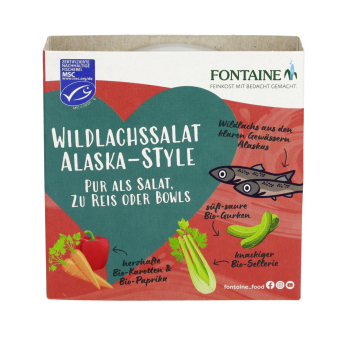 Wildlachssalat Alaska 200g