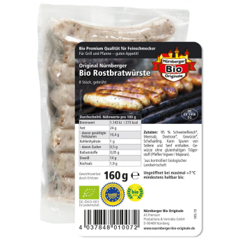 Nürnberger Rostbratwürste 160 g