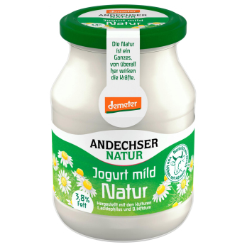 Joghurt Natur 3,8% Fett 500g