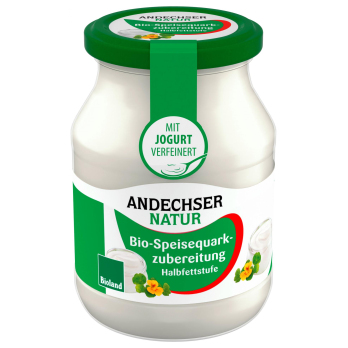 Quark Speisequarkzubereitung  500g Glas