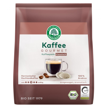 Kaffee Gourmet Crema Pads 18 Stück