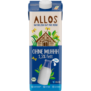 Allos Pflanzendrink 1,5% Fett 1L