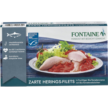 Heringsfilets in fruchtiger Tomatencreme 200g