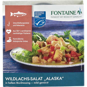 Wildlachssalat Alaska 200g