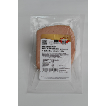 Bayerischer Leberkäse gebacken