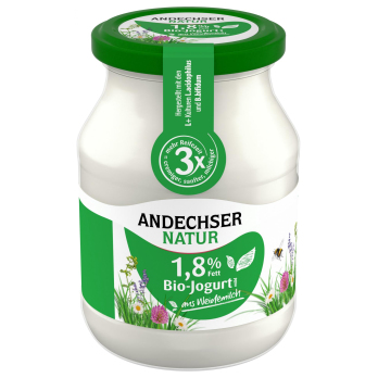 Joghurt Natur 1,8% Fett 500g