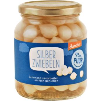 Silberzwiebeln im Glas 340g