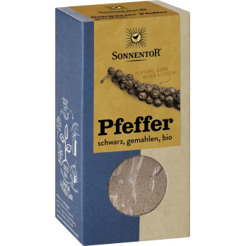 Pfeffer schwarz, gemahlen 50g